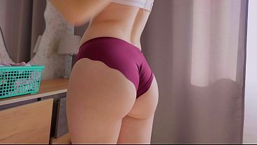Image Stepmom Try On Panties! Perfect Ass Tease