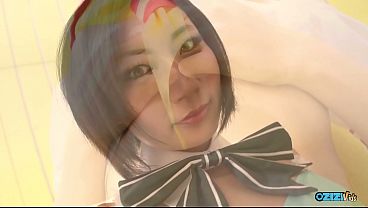 Image The vibrator she uses makes her want to suck his dick for a load.