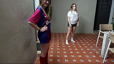 Image Two Spanish Supporters Of Barca And Real Get Screwed By PSG Fans After The Clasico !!!