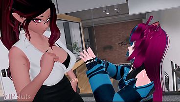 Image VIPSluts - Strict Futa Boss Gives Naughty Employee &quot_Performance Review&quot_ Pumps Creamy Promotion Deep Inside Her Tight Pussy