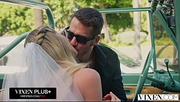 Image VIXEN Gorgeous Blonde Bride Addison Can't Stop Cumming All Over Hubby's Thick Cock