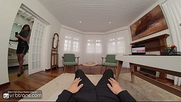 Image VRB Trans: Busty Shemale Boss Sucks Your Dick And Fucks During Phone Talk With Husband pt.1