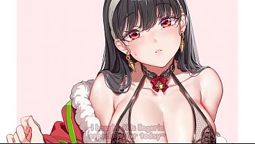 Image Your Devoted Wife Yor is Your Christmas Gift! (Spy x Family) [Vanilla, Paizuri, Nursing Handjob, Blowjob, Good Boy, Soft Femdom, Maledom, Wholesome, Story] (Public Version)